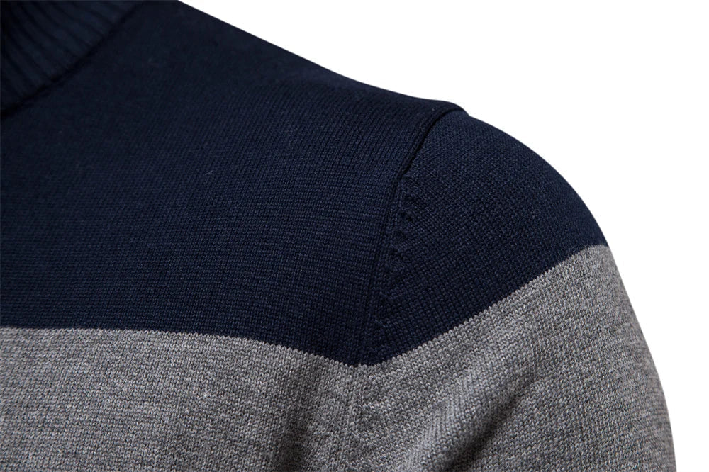 WW | Quarter-Zip Knit Jumper - Elegant Fine Knit for Business & Leisure