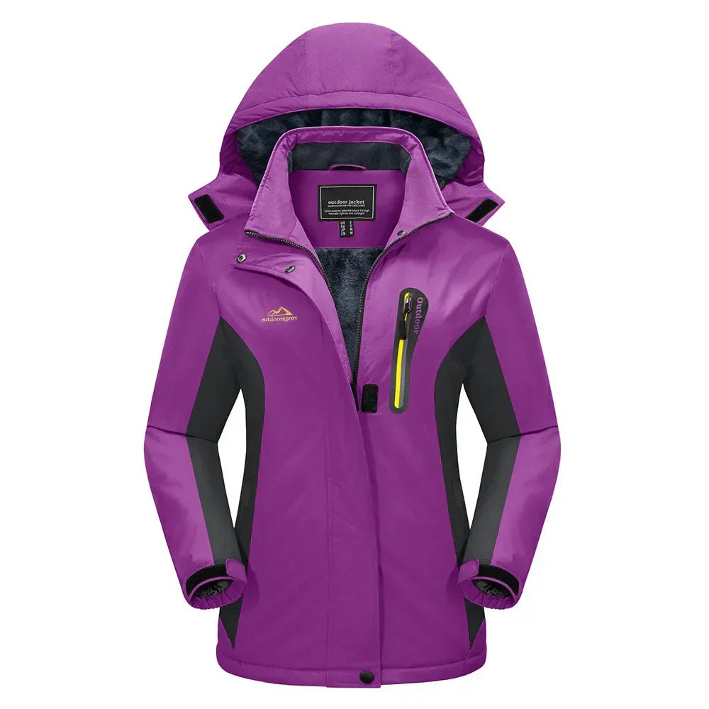 WW | Damen Schneeski-Jacke mit Hoodie-Stil