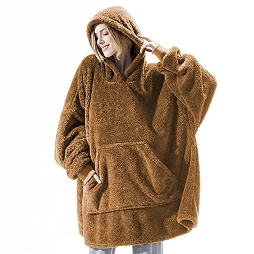 WW | Women's Winter Hoodie Fleece Blanket