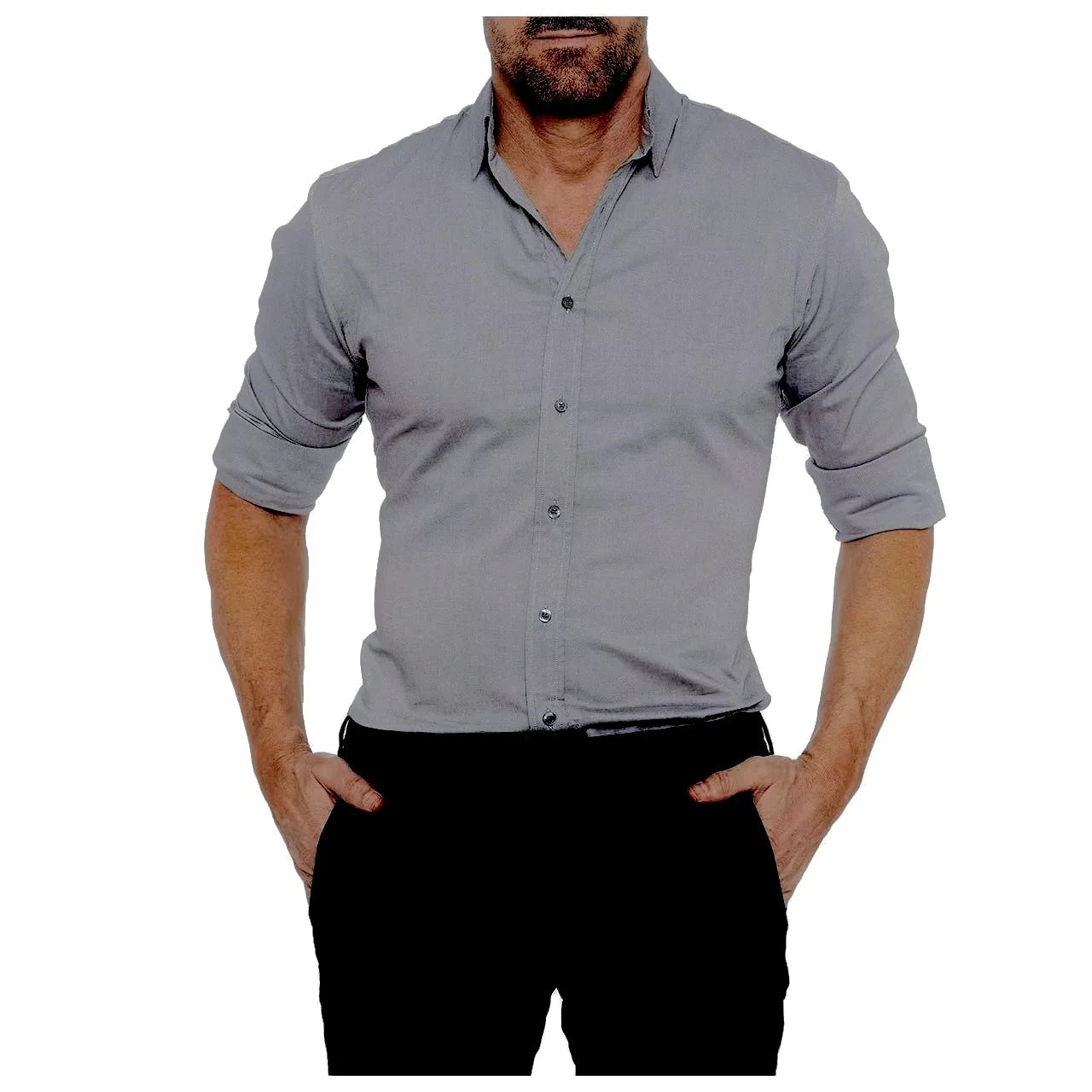 WW - Classic Men's Shirt with Zipper