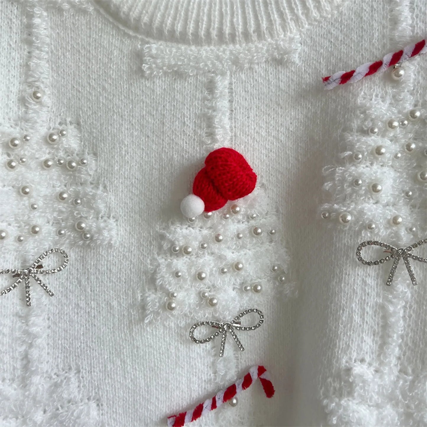 WW - Hässlicher Weihnachtspulli - Winterlicher Damen-Pullover mit Weihnachtsthema