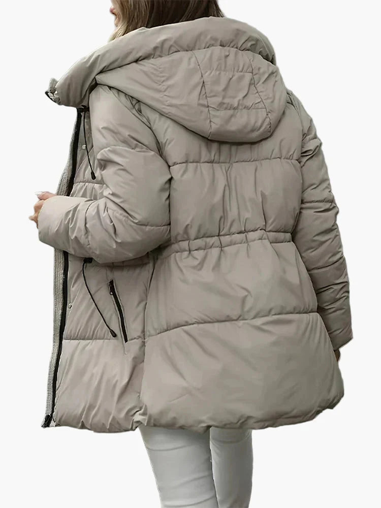 WW | Winter Steppjacke mit Kapuze - Modischer, warmer Mantel für Freizeit und Alltag