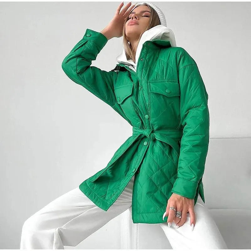 WW | Jacke Stylisch Druckknopfverschluss, Geräumige Taschen Ideal für Den Herbst