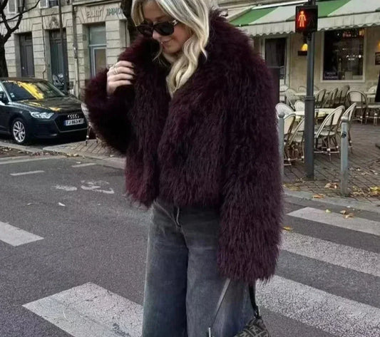 WW | Schicke Jacke mit flauschigem Fell