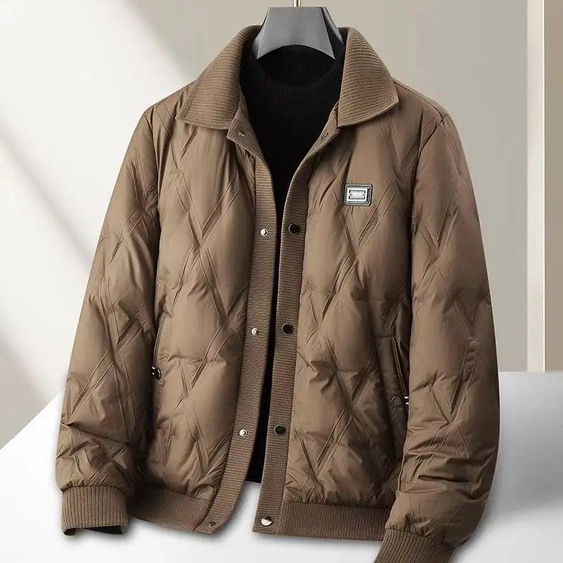 WW | Gepolsterte Steppjacke - Lässiger Schnitt mit geripptem Kragen und Manschetten