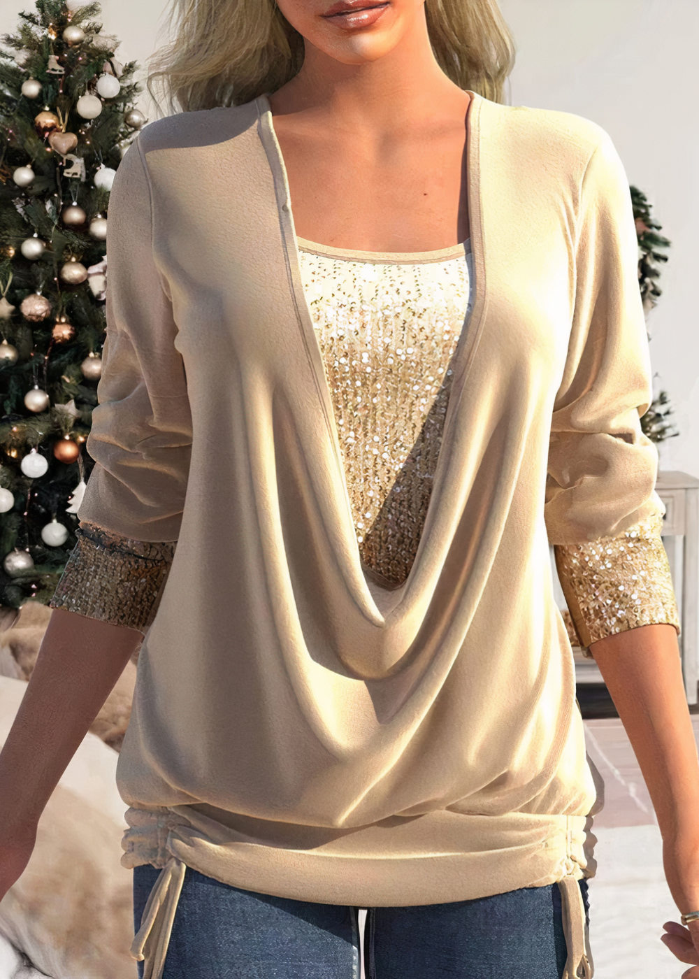 WW | Stylish Glitter Blouse
