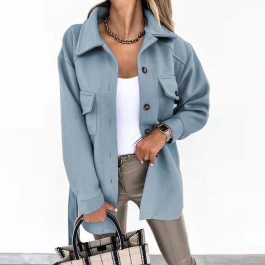 WW | Elegante Jacke mit Wolloptik für Damen