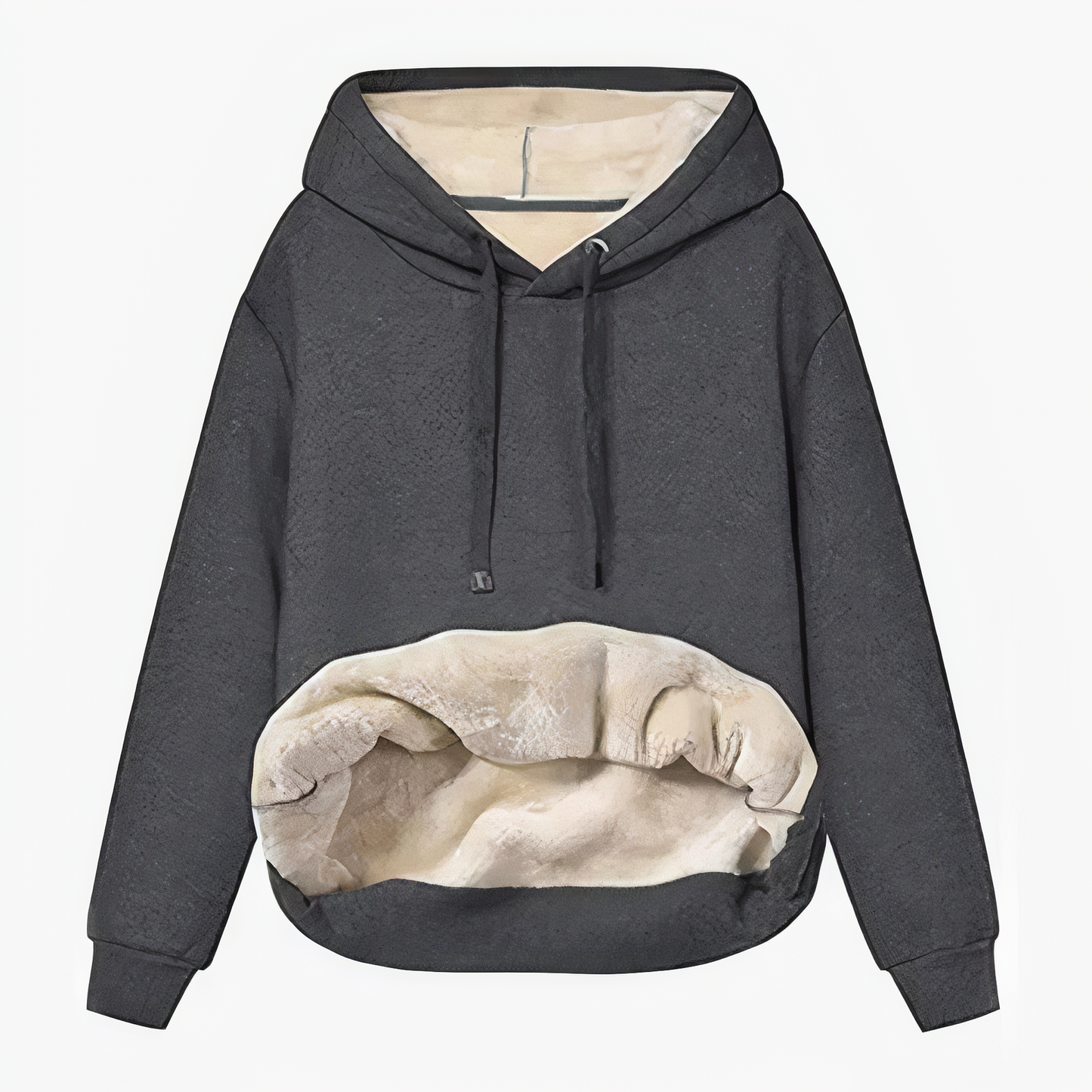 WW - Hoodie Gefüttert Mit Fleece