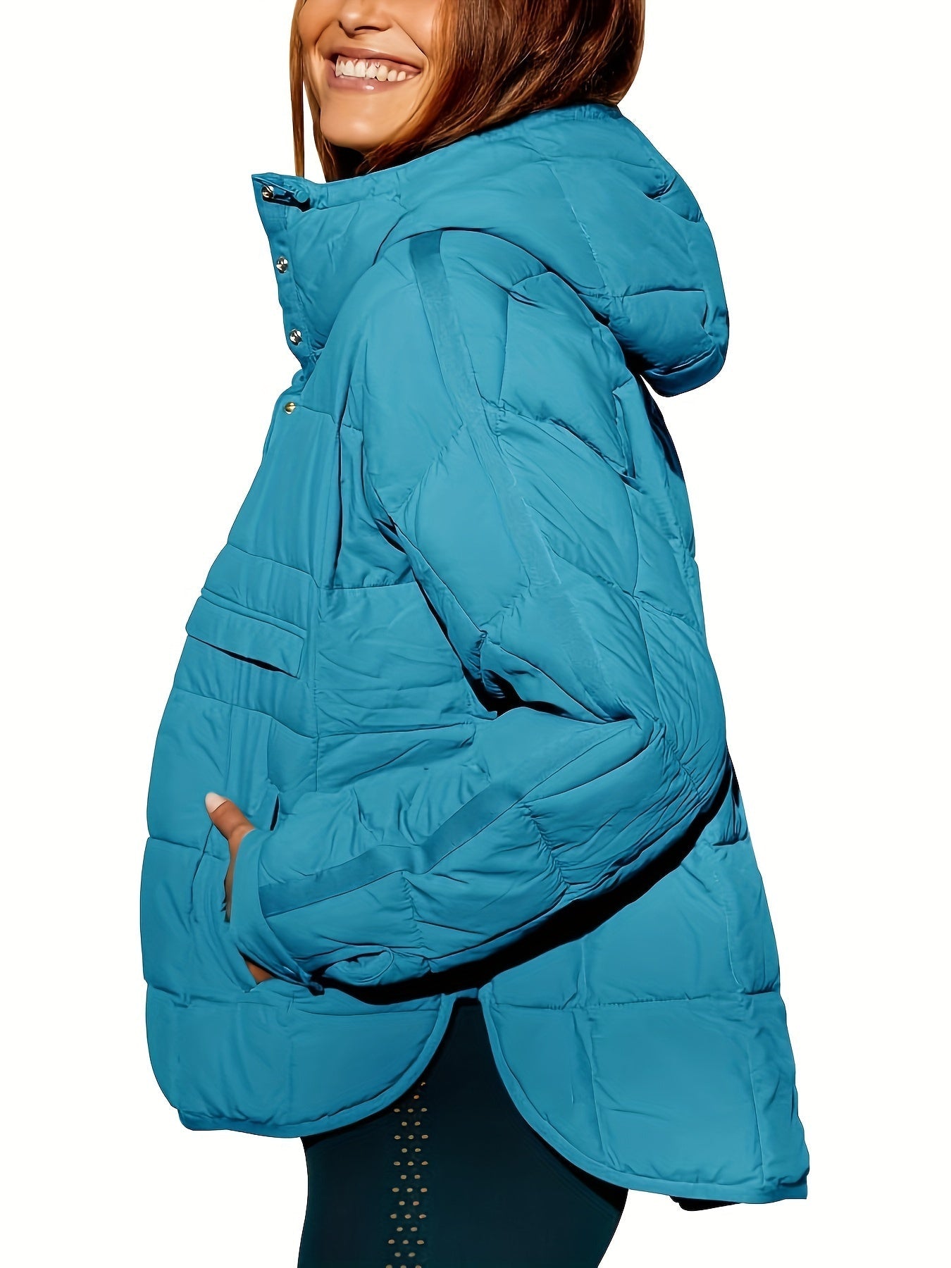 WW | Warmer, casual women's hooded coat