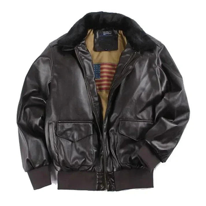 WW | Lederjacke ohne Kapuze für Herren Elegant und Alltagstauglich