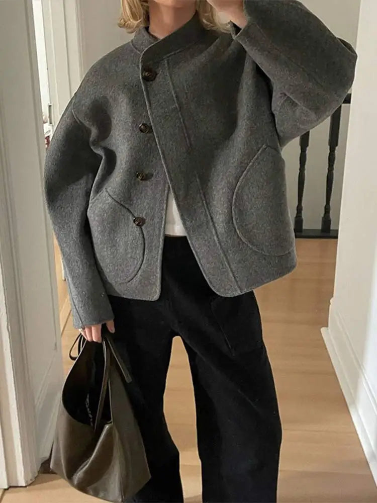 WW | Elegant, Oversized Women's Coat for Autumn