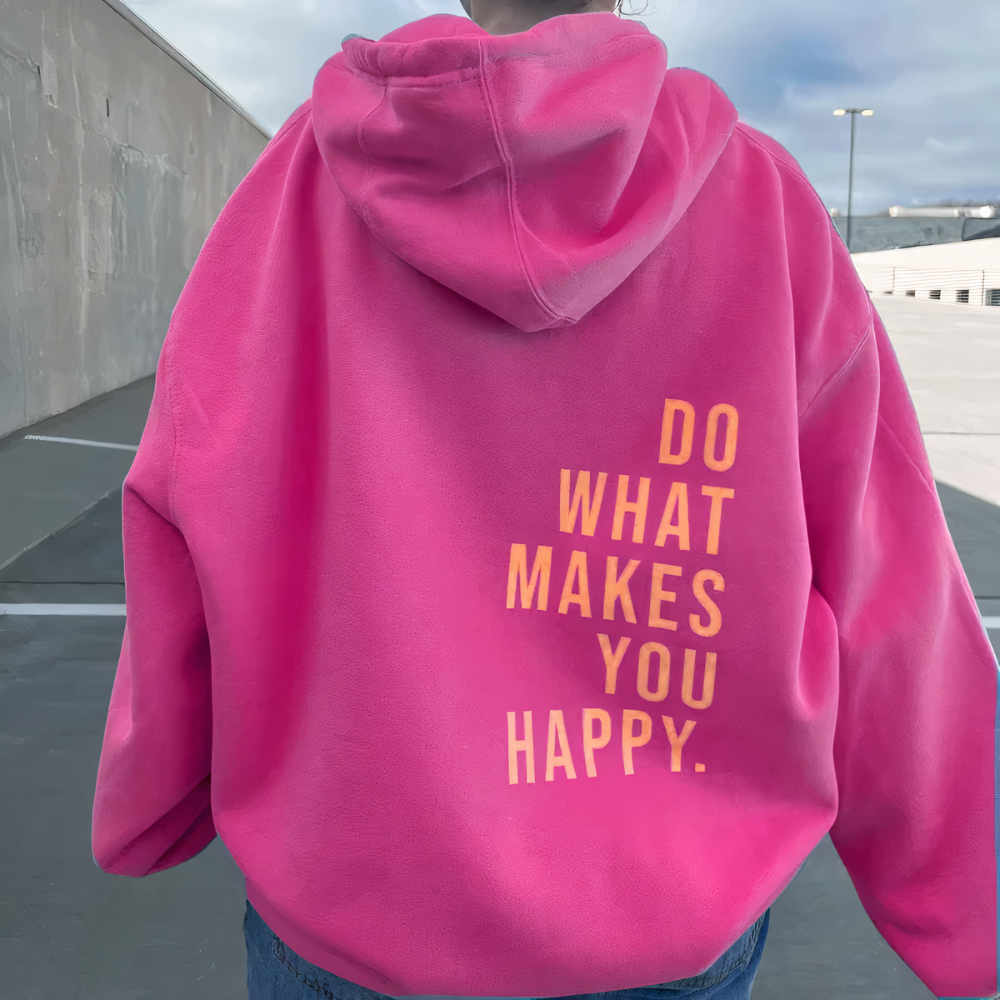 WW | Kapuzenpullover mit Motivdruck - Bequemer Statement-Hoodie für Freizeit & Outdoor