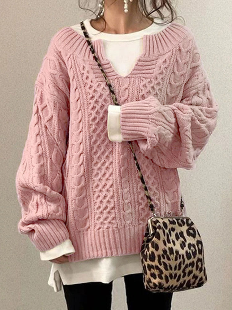 WW | Pull aus dickem und gemütlichem Strick für einen zeitlosen Look