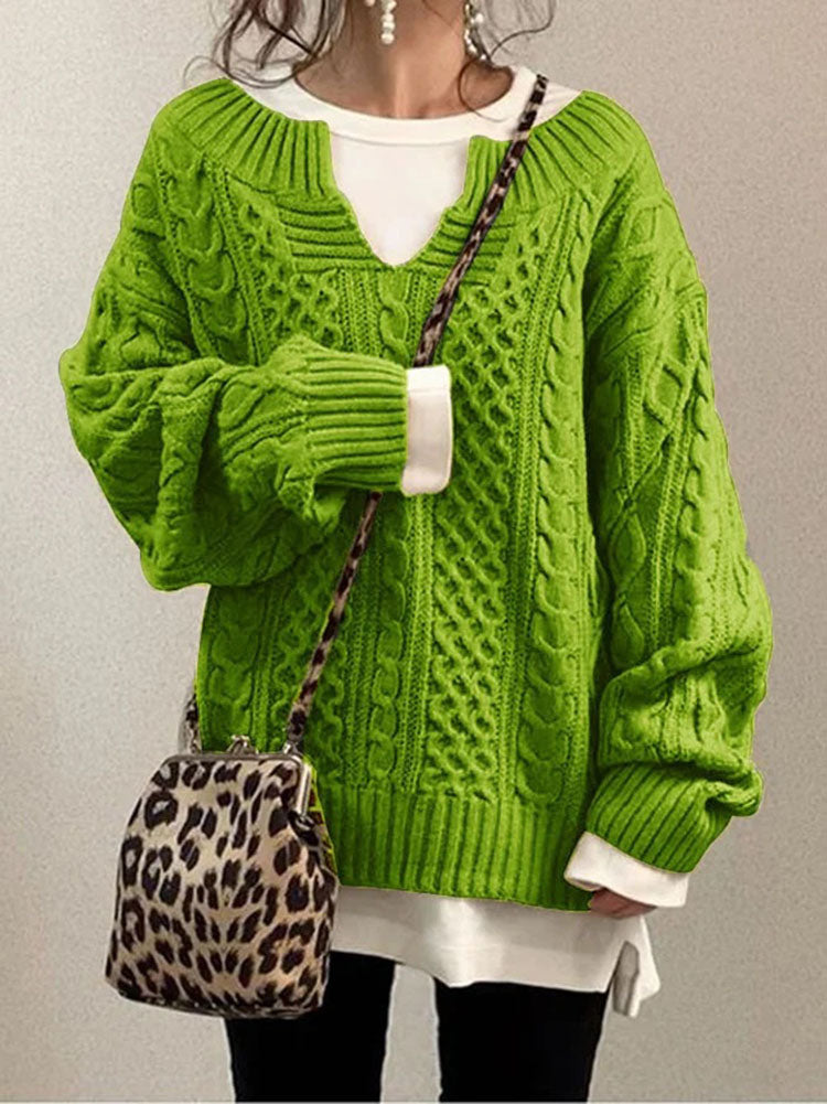 WW | Pull aus dickem und gemütlichem Strick für einen zeitlosen Look