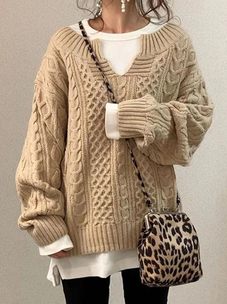 WW | Pull aus dickem und gemütlichem Strick für einen zeitlosen Look
