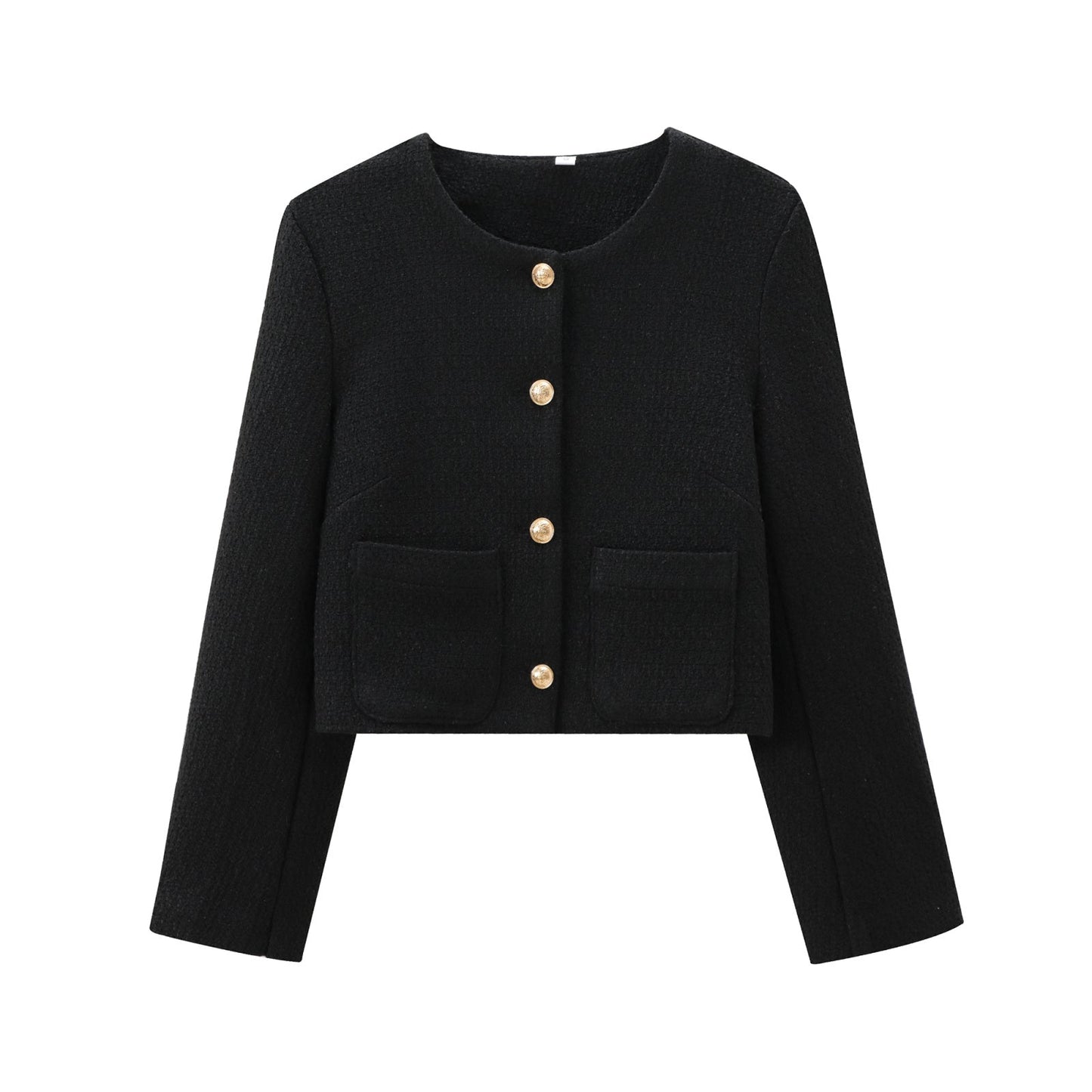 WW | Tweed Blazer in Schwarz