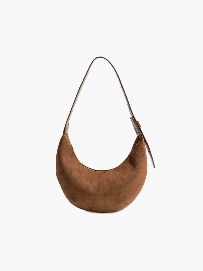 WW | Half-Moon Suede Bag