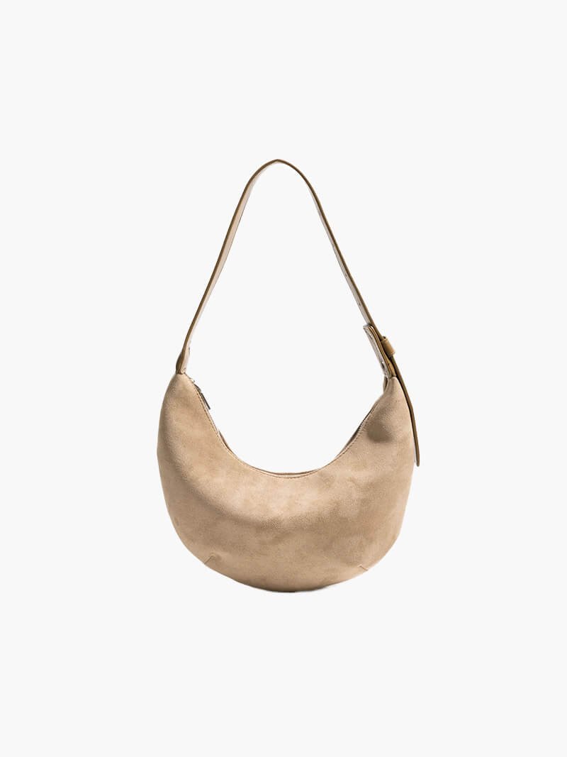 WW | Half-Moon Suede Bag