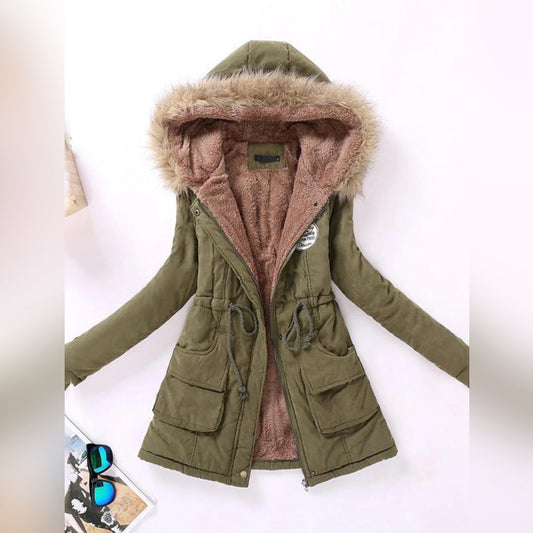 WW | Damen Warme Bequeme Winter Parka Jacke