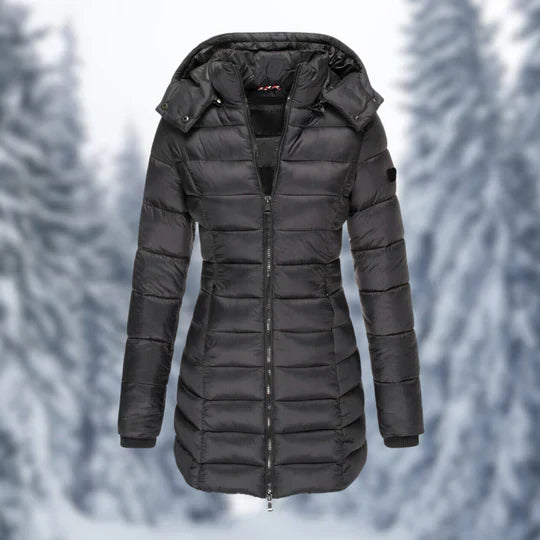 WW - Damen Wintermantel mit abnehmbarem Kapuze