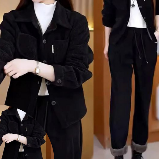 WW | Vintage Wintermantel und Hosen Set