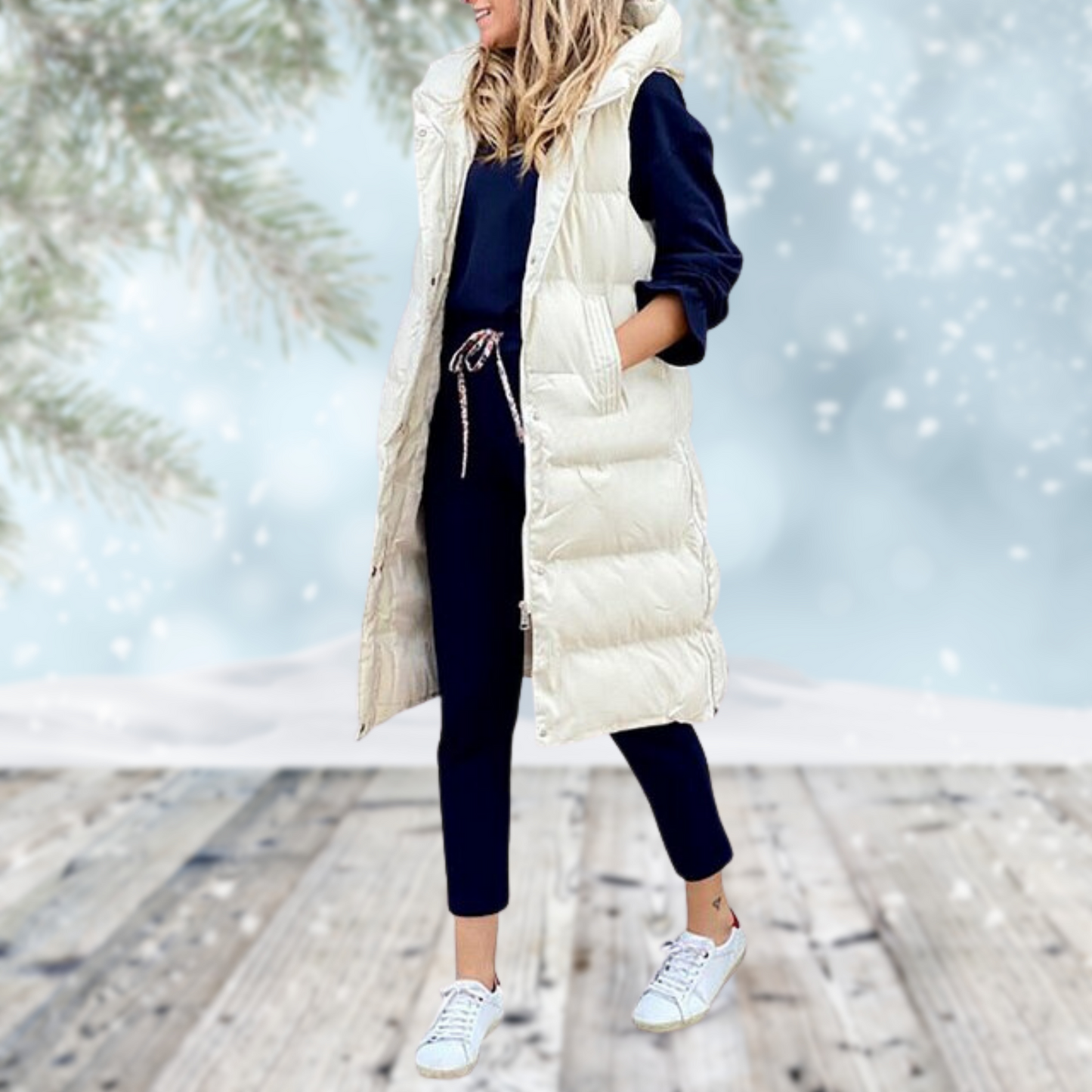 WW | Lange Weste Mantel