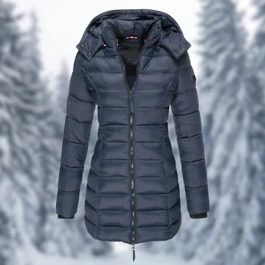 WW - Damen Wintermantel mit abnehmbarem Kapuze
