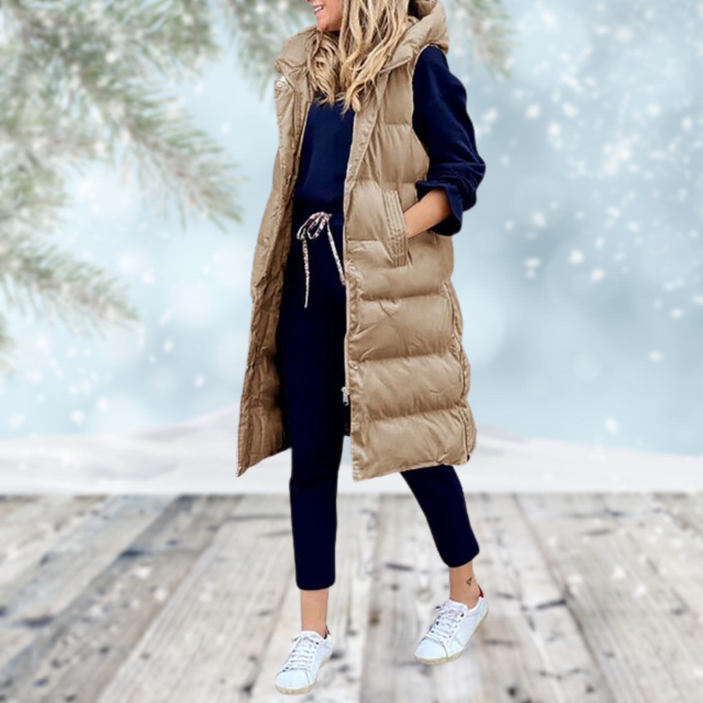 WW | Lange Weste Mantel
