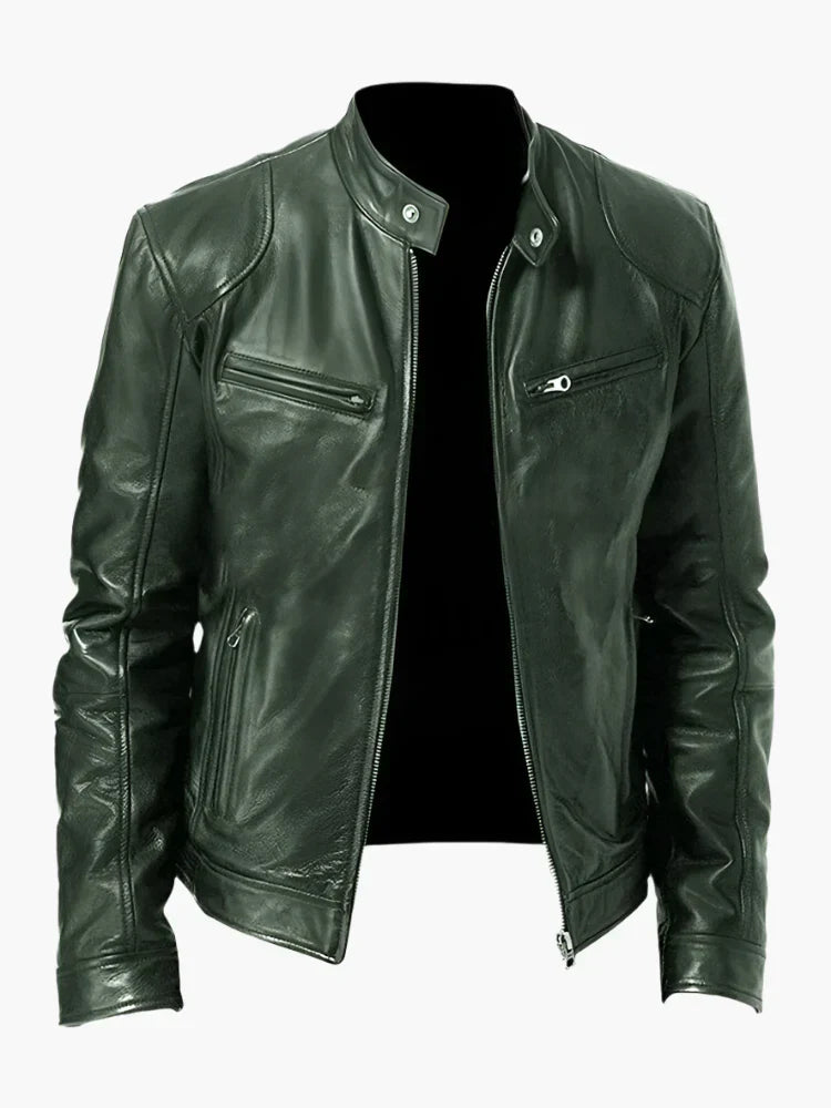 WW | Kunstlederjacke im Biker-Stil - Zeitloses Design für Alltag und Freizeit