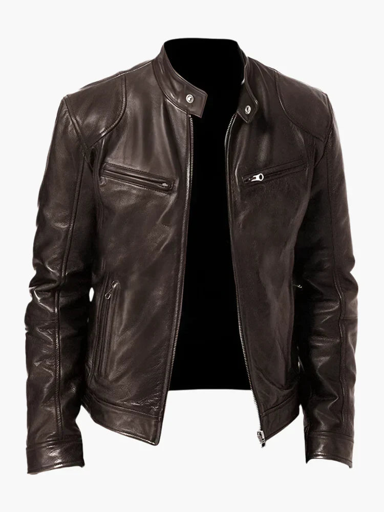 WW | Kunstlederjacke im Biker-Stil - Zeitloses Design für Alltag und Freizeit