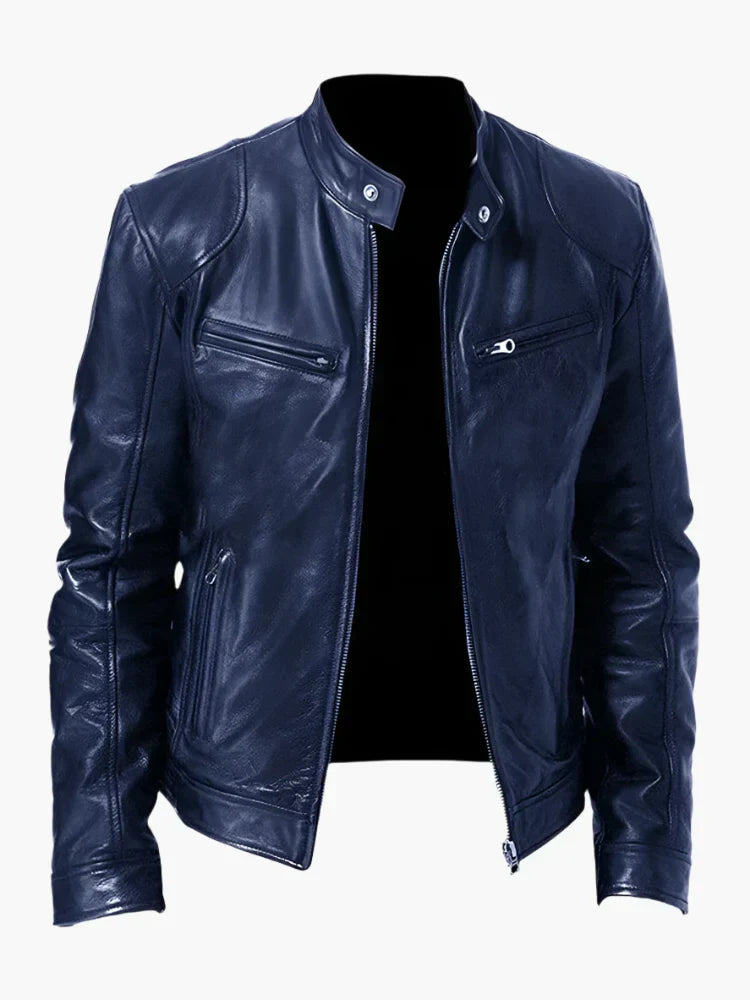 WW | Kunstlederjacke im Biker-Stil - Zeitloses Design für Alltag und Freizeit