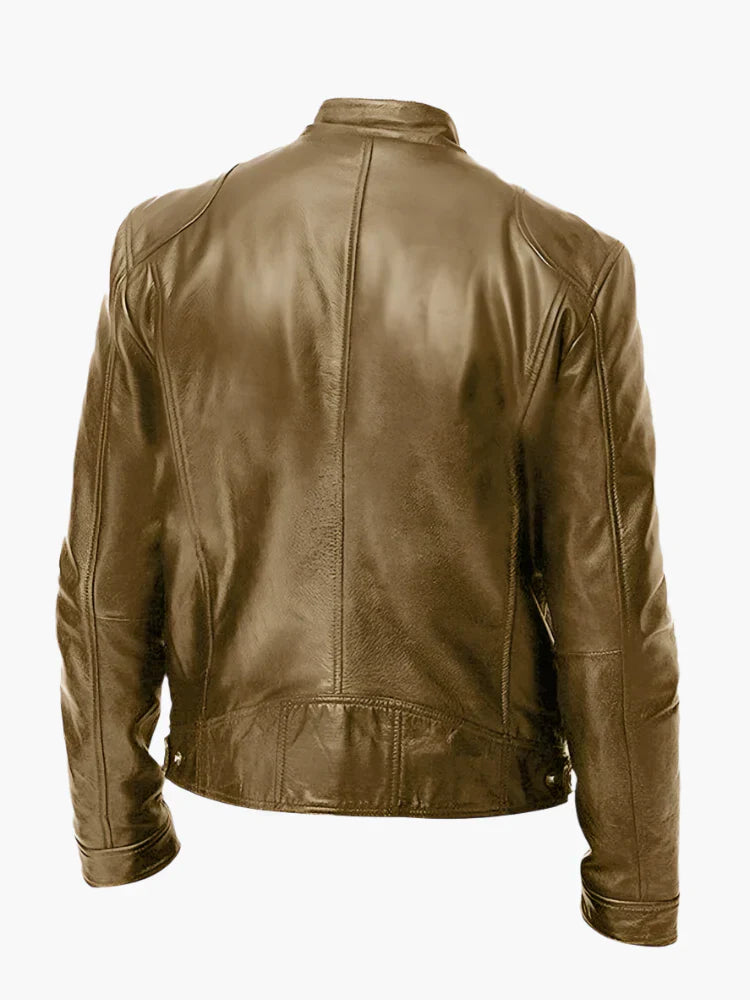 WW | Kunstlederjacke im Biker-Stil - Zeitloses Design für Alltag und Freizeit