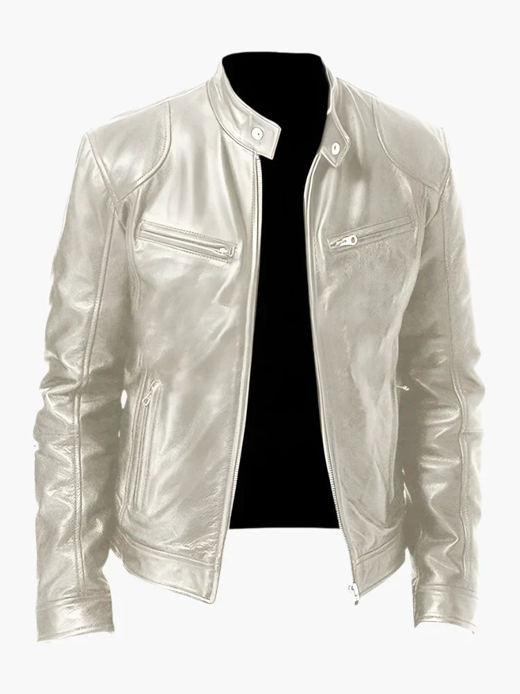 WW | Kunstlederjacke im Biker-Stil - Zeitloses Design für Alltag und Freizeit