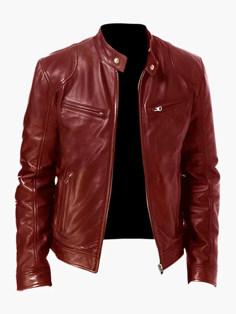 WW | Kunstlederjacke im Biker-Stil - Zeitloses Design für Alltag und Freizeit
