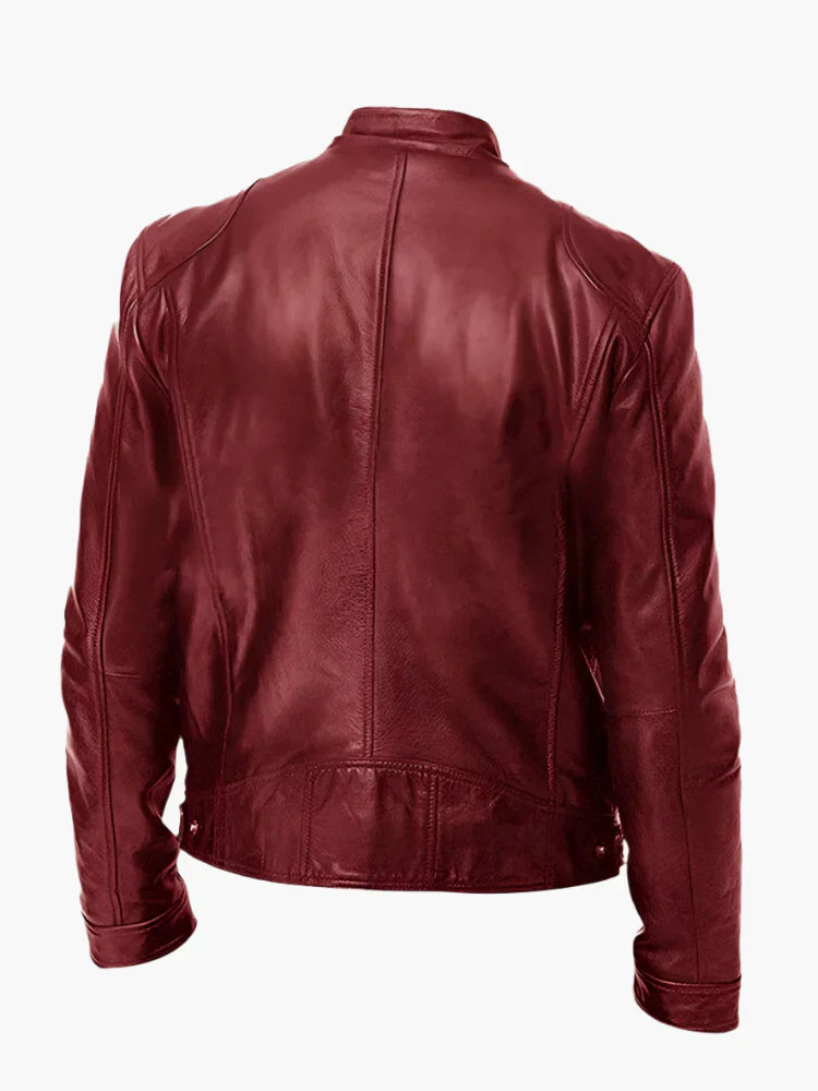 WW | Kunstlederjacke im Biker-Stil - Zeitloses Design für Alltag und Freizeit
