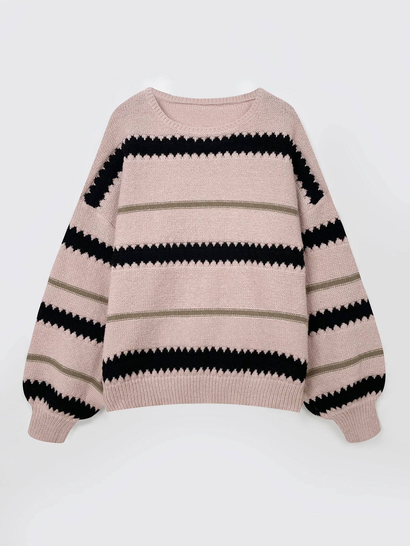 WW | trendy striped winter sweater