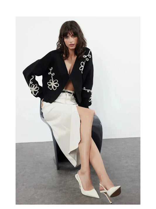WW | Eleganter Floral-Cardigan