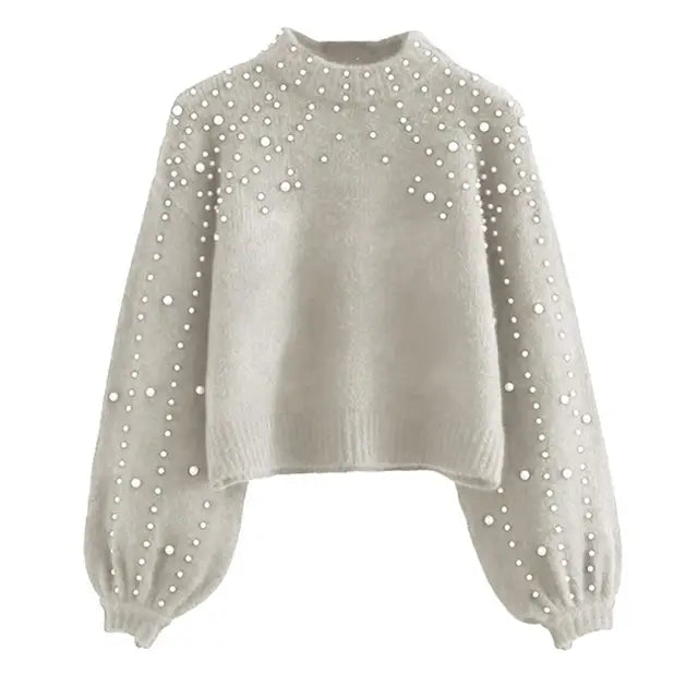 WW | Knitted sweater with O-neck