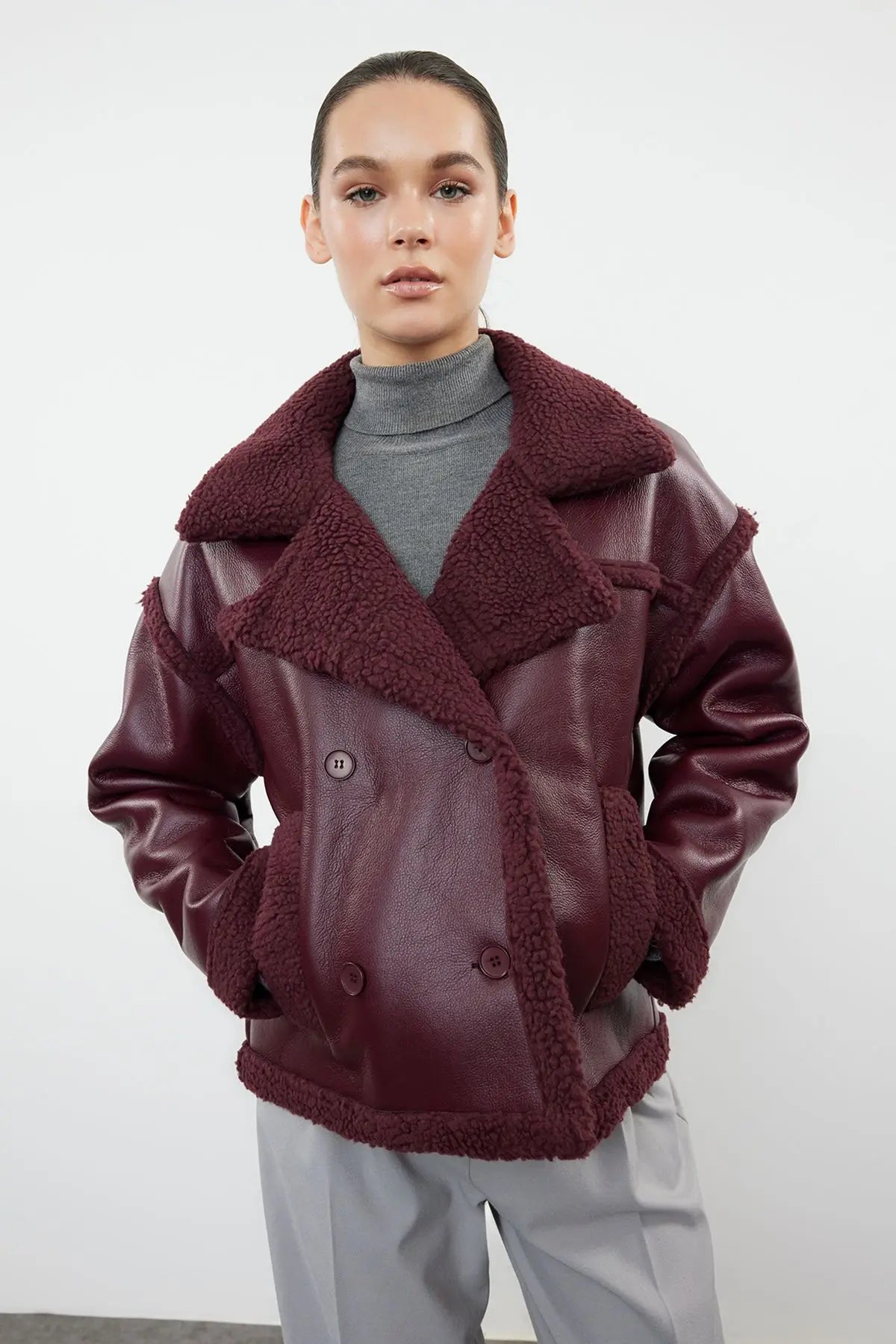 WW | Jacke aus Kunstleder