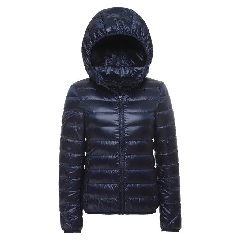 WW | Steppjacke mit Kapuze - Leichte Übergangsjacke für Alltag und Outdoor