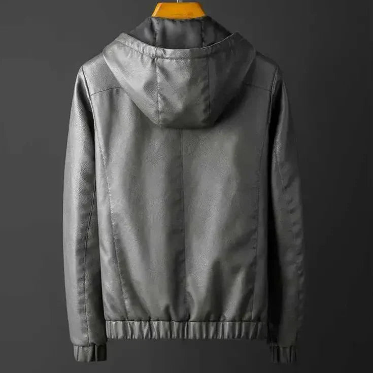 WW | Kapuzenlederjacke