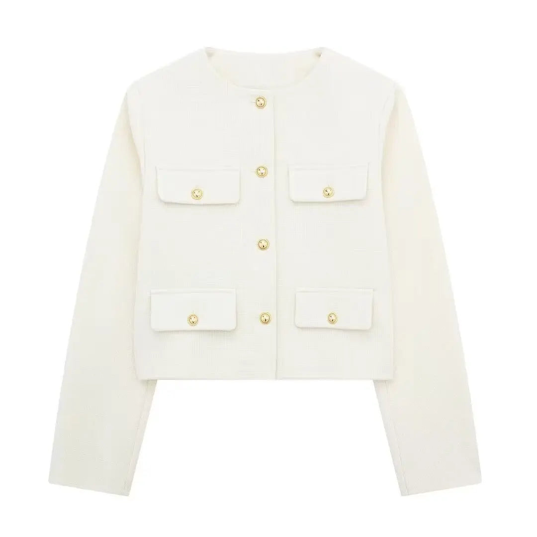 WW | Trendy Buttoned Short Blazer