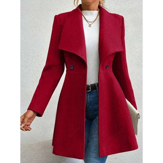 WW | Eleganter langer Wintermantel