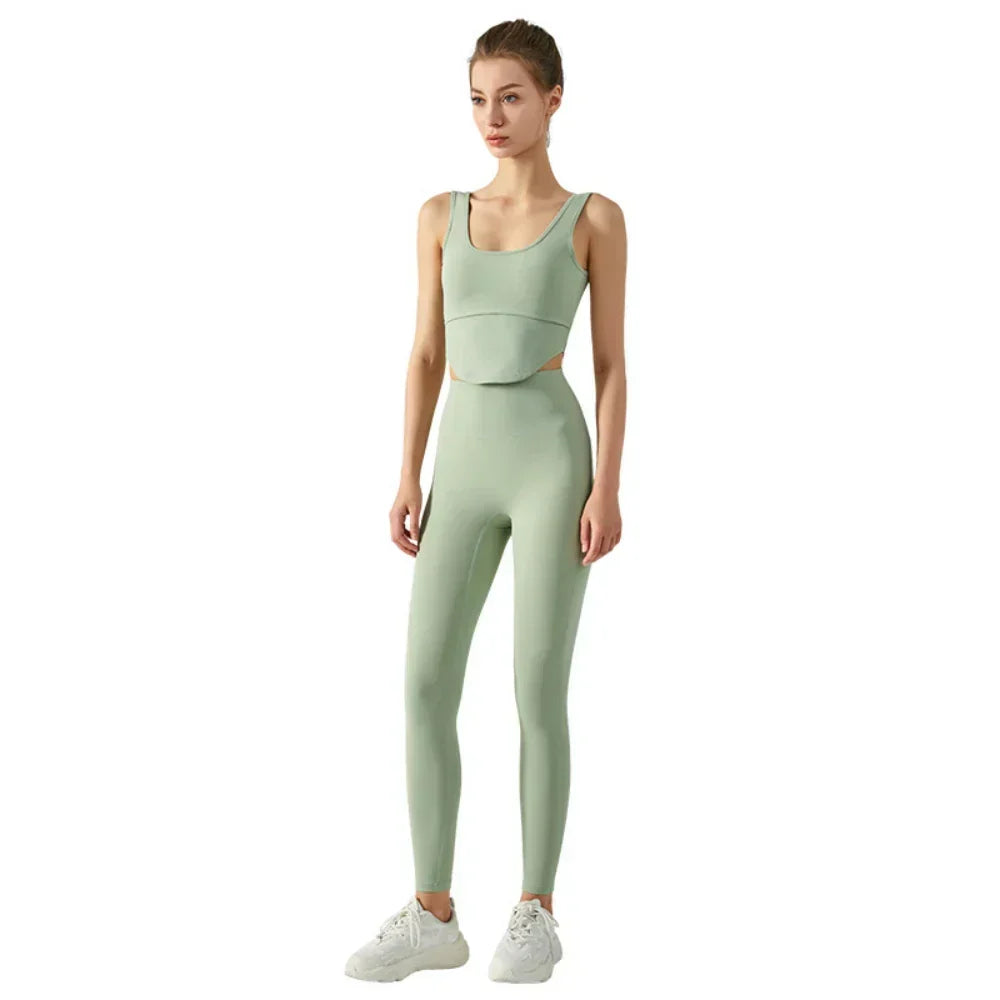 WW | Emily Sportswear Naked Hochtaillierte Tight Yoga Hosen Doppelseitig Gebürstet Pfirsich Po-Hebende Lauf Sport Fitness Leggings