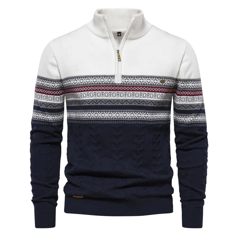 WW | Sweatshirt - Men's Retro-Pattern Sweatshirt with Comfortable and Unique Design