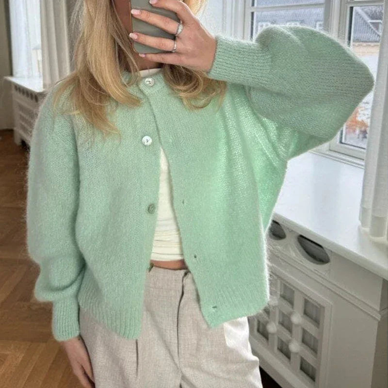 WW | buttoned warm soft cardigan
