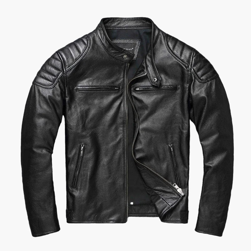 WW | Bikerjacke im klassischen Moto-Style - Schmal geschnittene modische Übergangsjacke für Freizeit und Alltag
