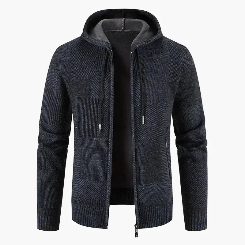 WW | Strickjacke mit Kapuze - Modische Winterjacke für Alltag und Freizeit