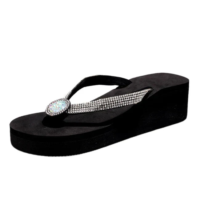 WW-Flop mit Keilabsatz - Strand - Sommer