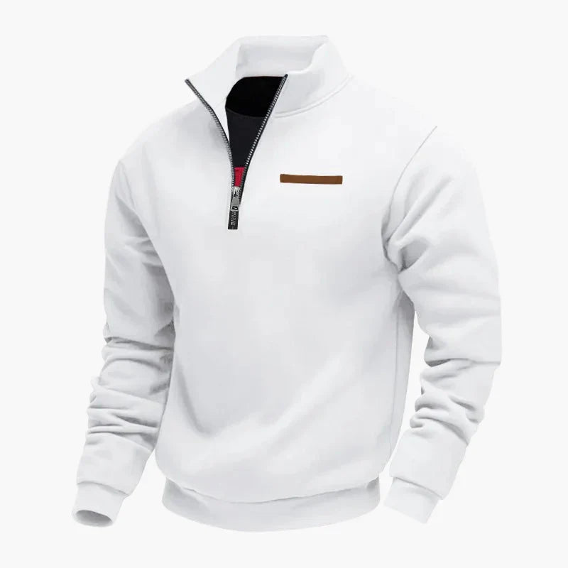WW | Halbzip Sweatshirt Freizeitpullover mit Stehkragen - Perfekt für Reisen und Alltag